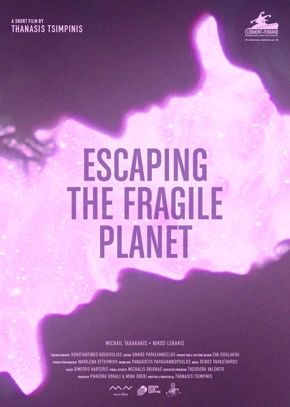 Escaping the fragile planet poster