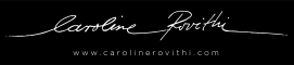 caroline rovithi logo black backround